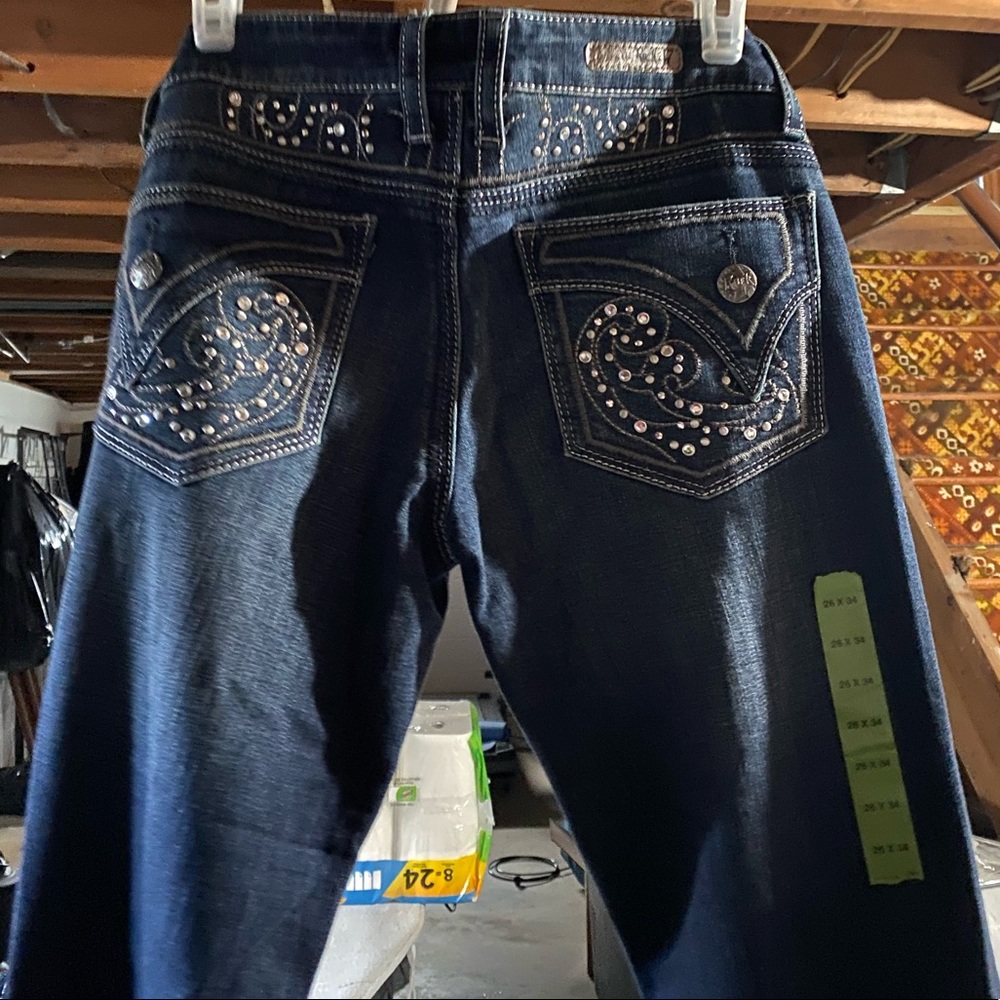 Rock 47 Wrangler Ultra Low Rise Bootcut Jeans